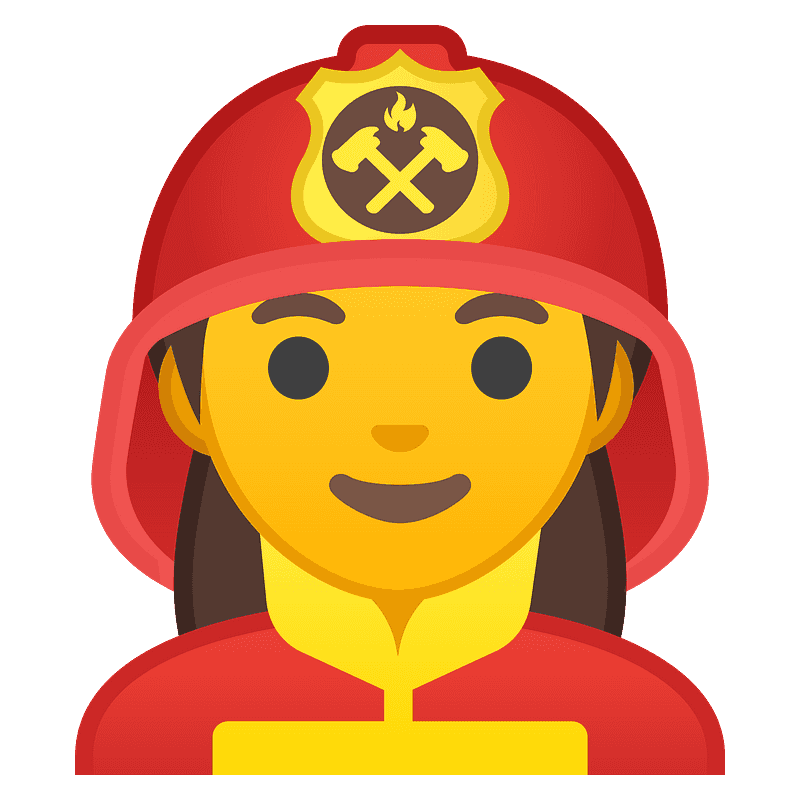 Woman firefighter