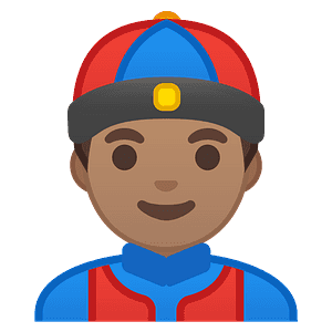 Person with skullcap