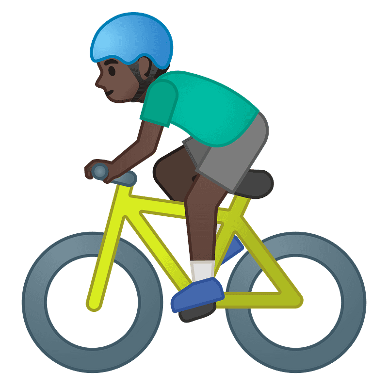 Man biking