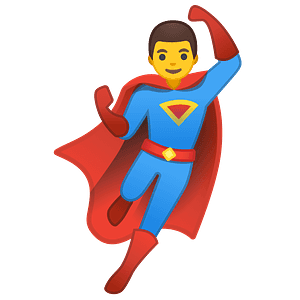 Man superhero