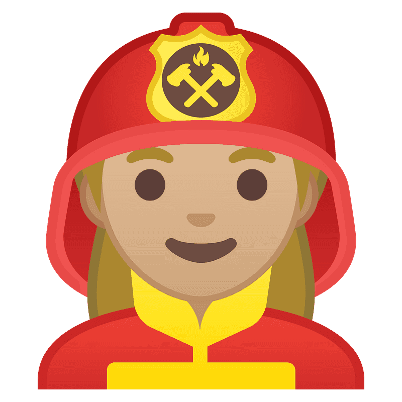Woman firefighter