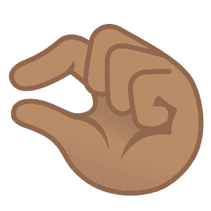 Pinching hand