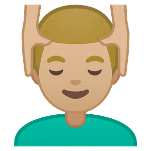 Man getting massage