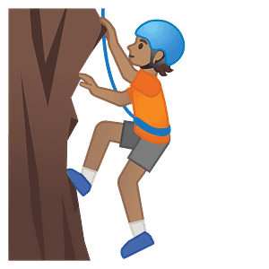 Person climbing