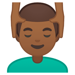 Man getting massage