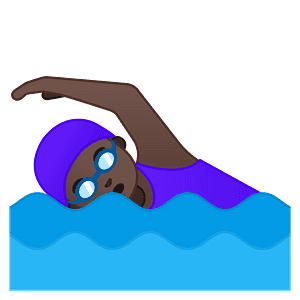Woman swimming