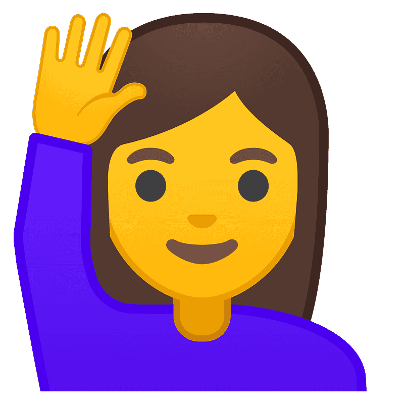 较深肤色 女生举手