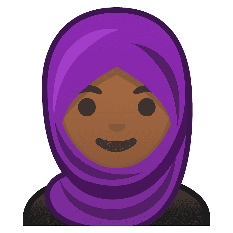 Woman with headscarf