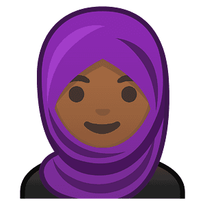 Woman with headscarf