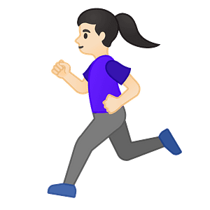 Woman running