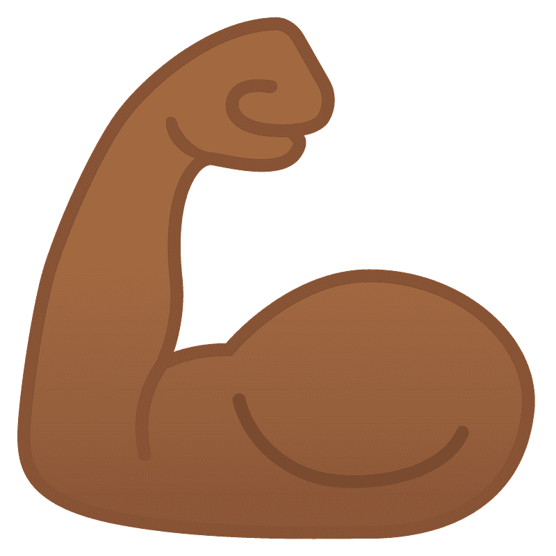 Flexed biceps