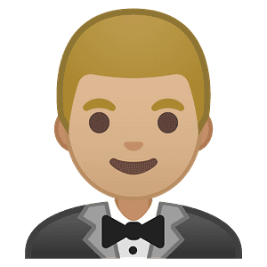 Person in tuxedo