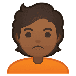 Person pouting