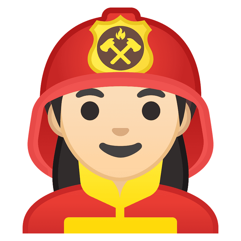 Woman firefighter