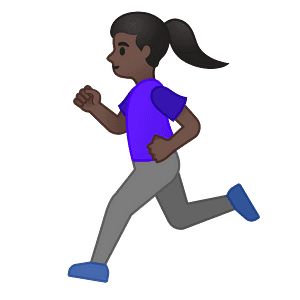 Woman running