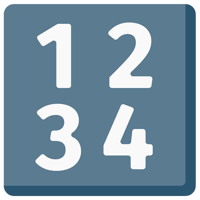 Input numbers