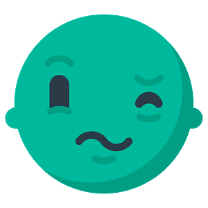 Confounded face