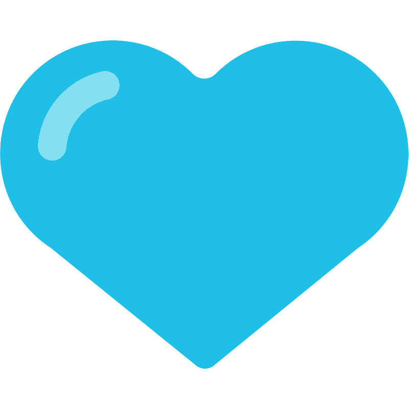 Blue heart