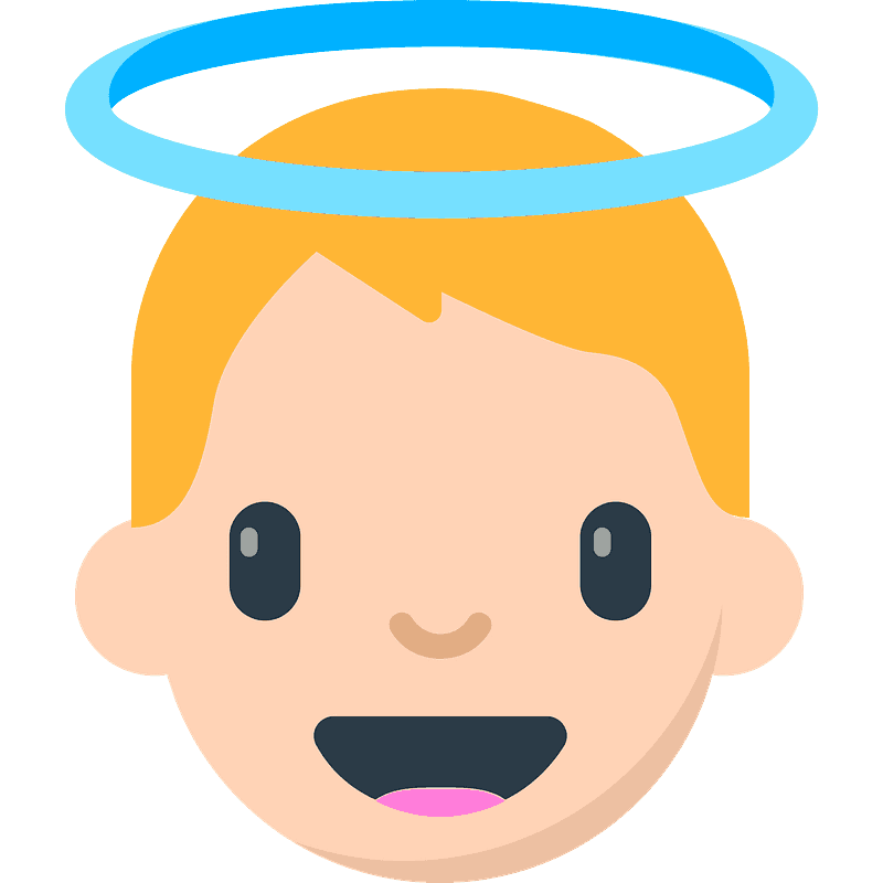 Baby angel - Free vector emoji on creazilla.com