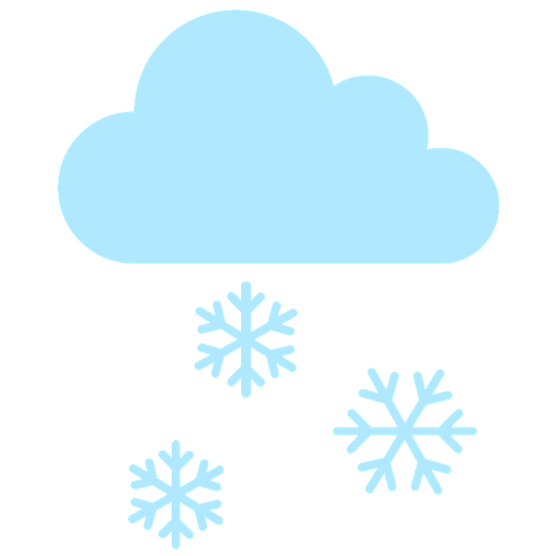 Cloud with snow