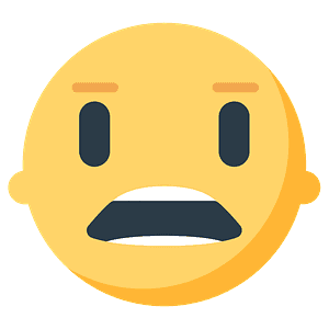 Grimacing face