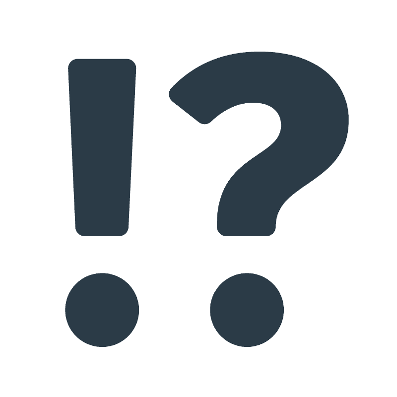 Exclamation question mark