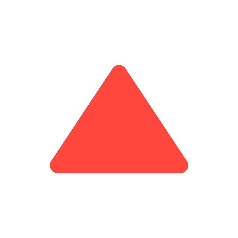 Red triangle pointed up