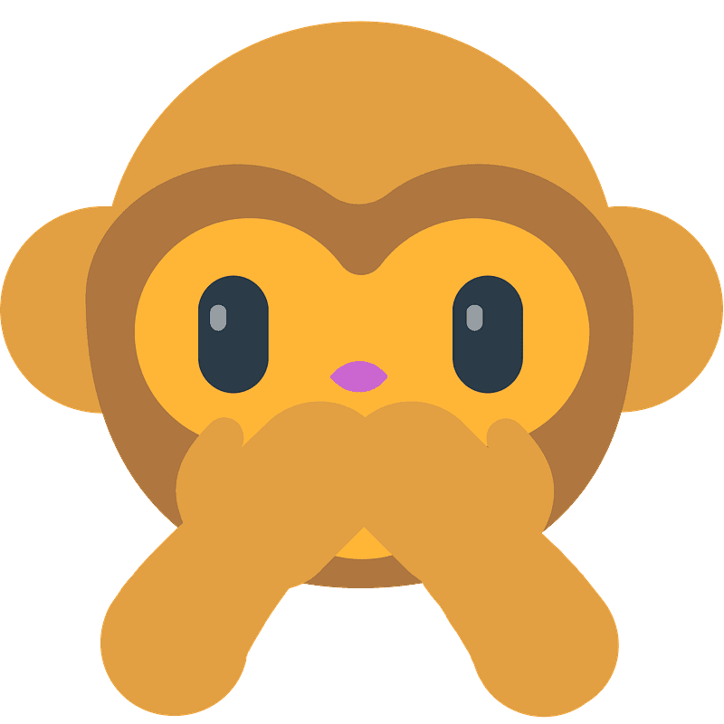 Speak-no-evil monkey