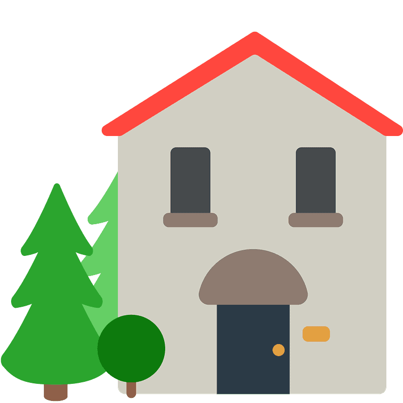 House with garden