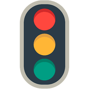 Vertical traffic light