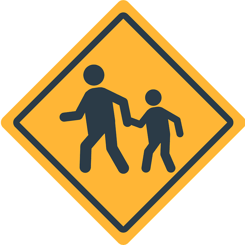 Children crossing