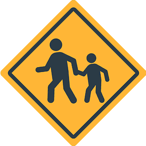 Children crossing