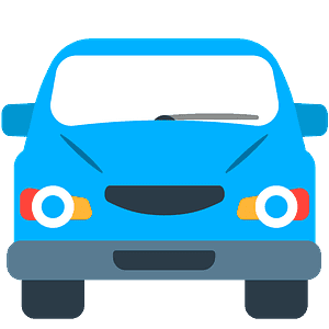 Oncoming automobile