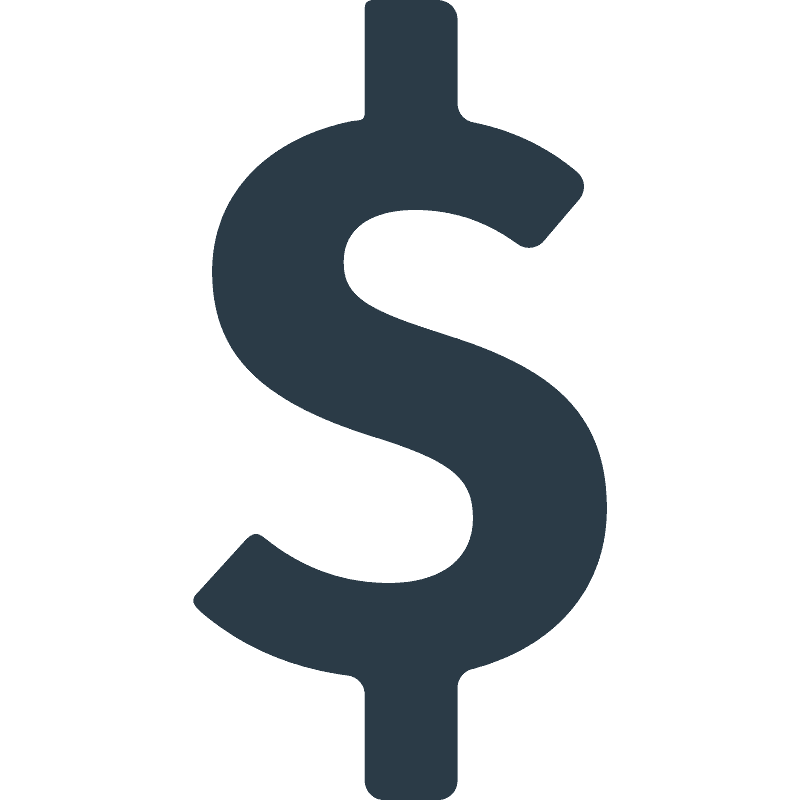 Heavy dollar sign