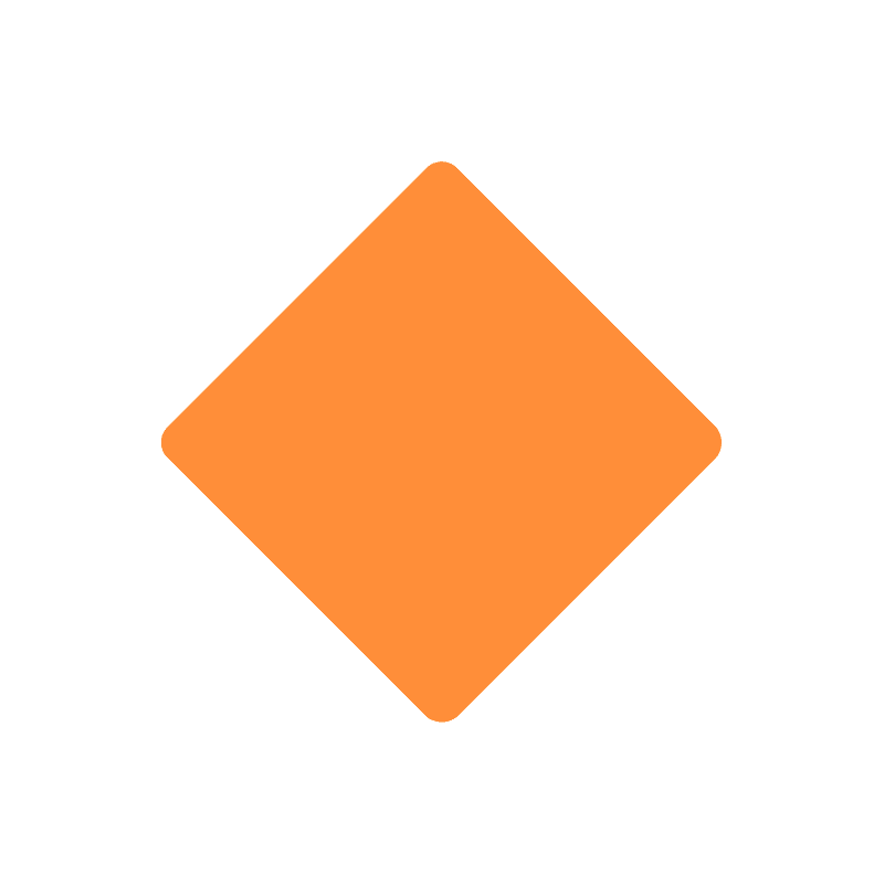 Small orange diamond