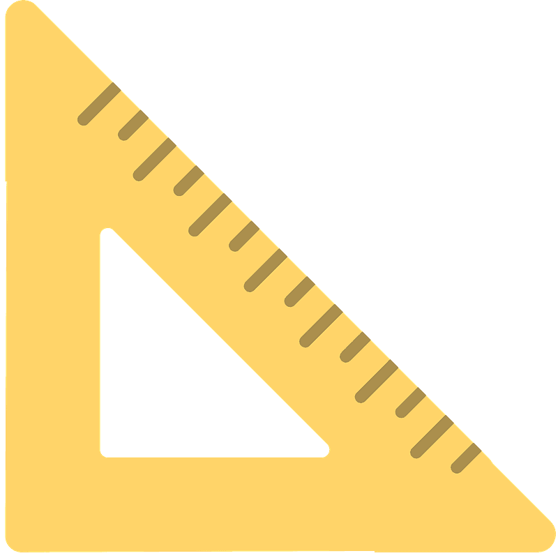 Triangular ruler