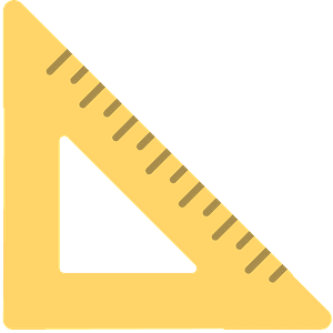 Triangular ruler