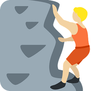 Person climbing