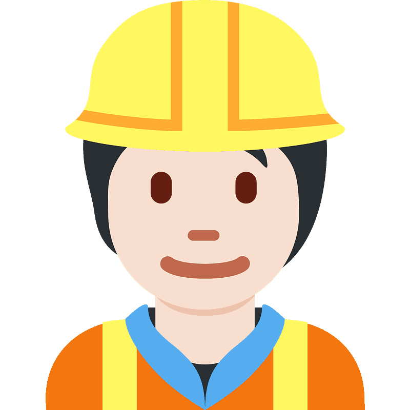 较浅肤色 建筑工人