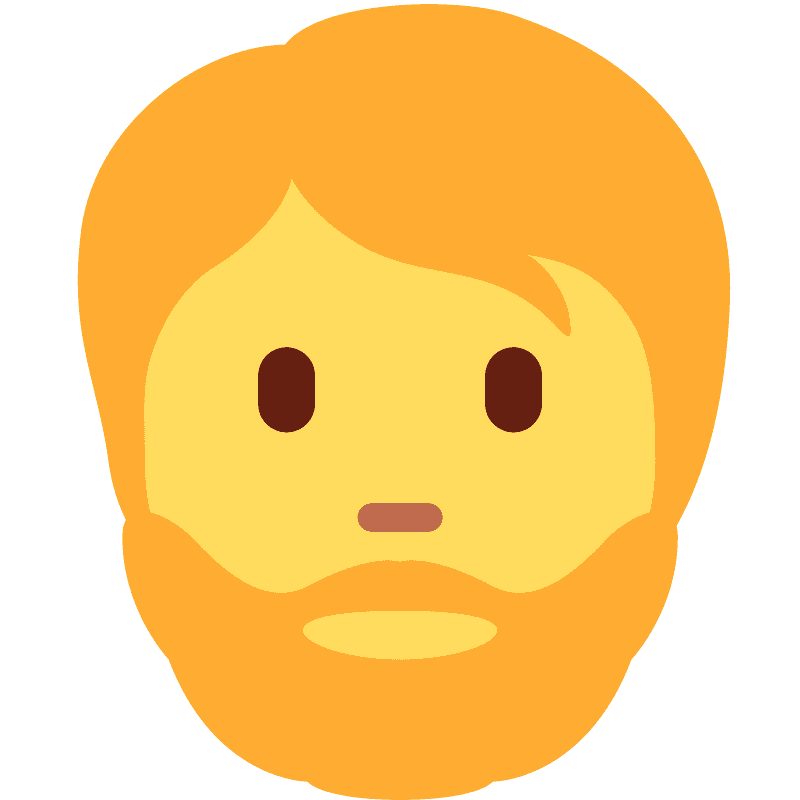 Man: beard