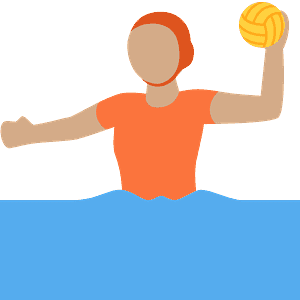 Person playing water polo