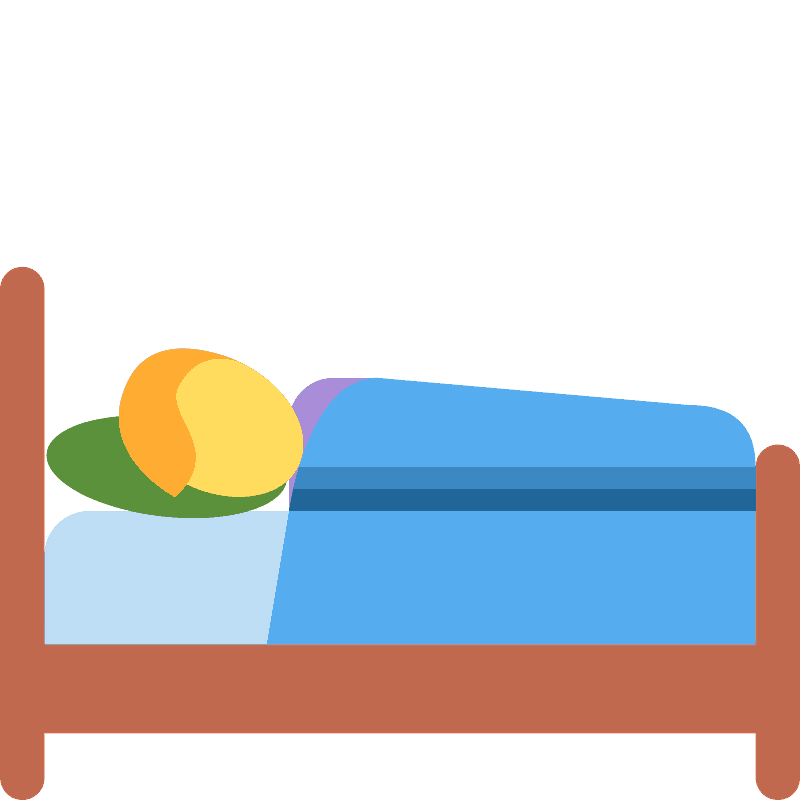 Person in bed