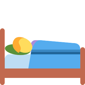 Person in bed