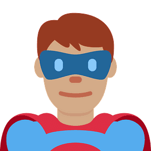 Man superhero