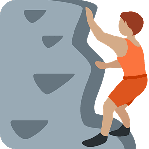 Person climbing