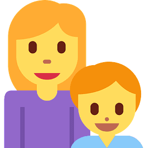 Frau, Frau und Junge Familie