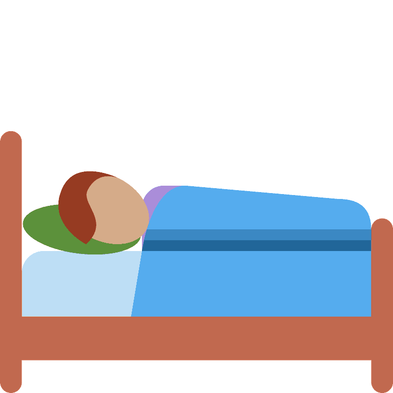 Person in bed