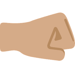Right-facing fist