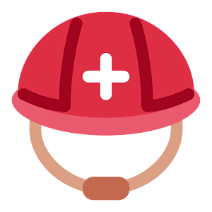 Rescue worker’s helmet