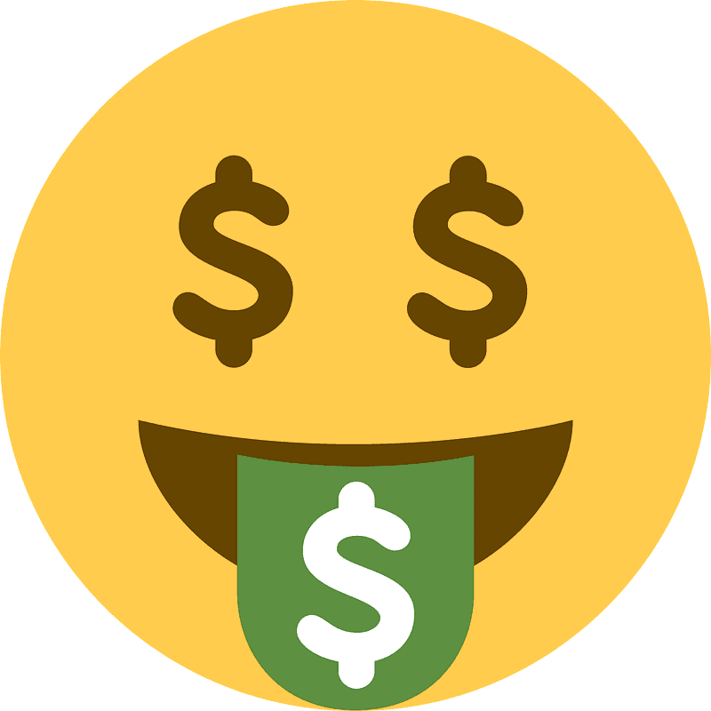 Money-mouth face
